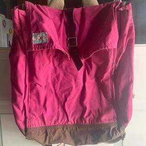 TOMS Pink Backpack